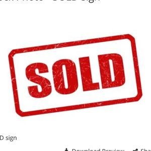 SOLD Do Not Buy